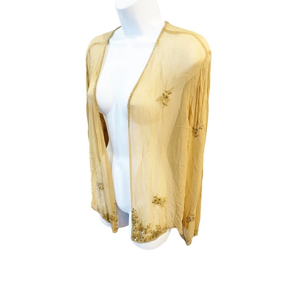NWT Scala Style 25360 Tea Length Mother of Bride Dress with Jacket Art Deco 14 - Picture 9 of 16